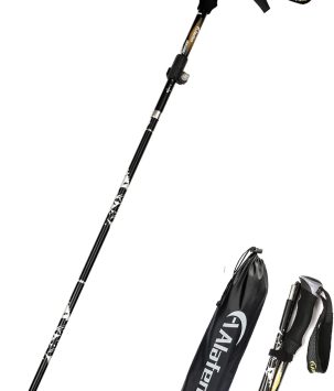 Aluminum Collapsible Ultralight Travel Trekking Hiking Pole for Men and Women